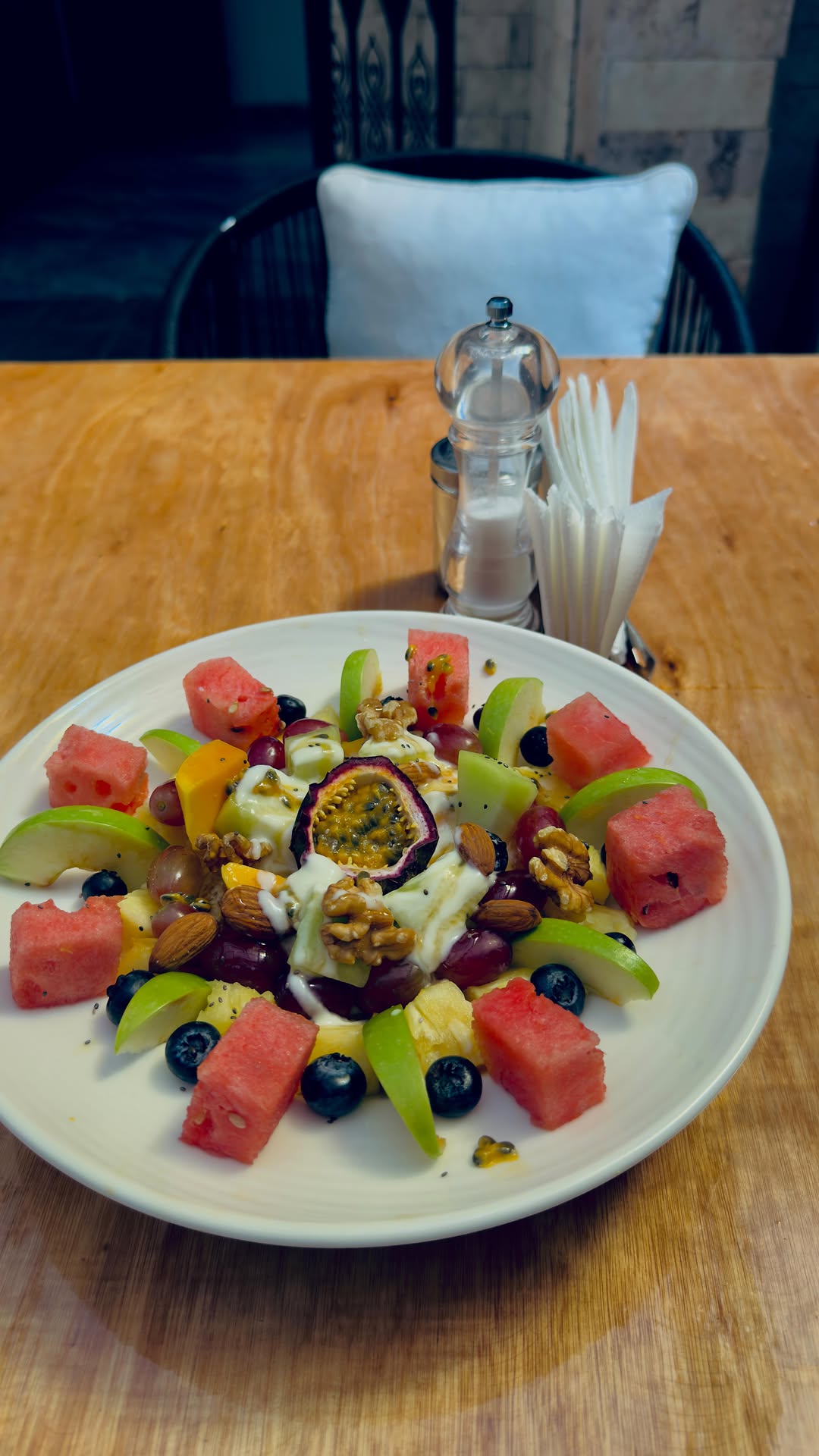 Freshly prepared food at Lost Woods restaurant